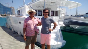 Proud owner of a Lagoon Catamaran & Xavier Bouin