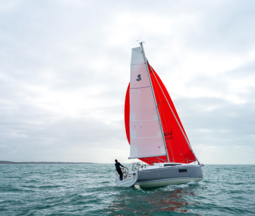 Spacious exterior with double steering wheel