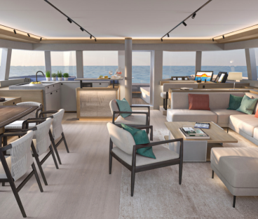 Admire the horizon from the interior