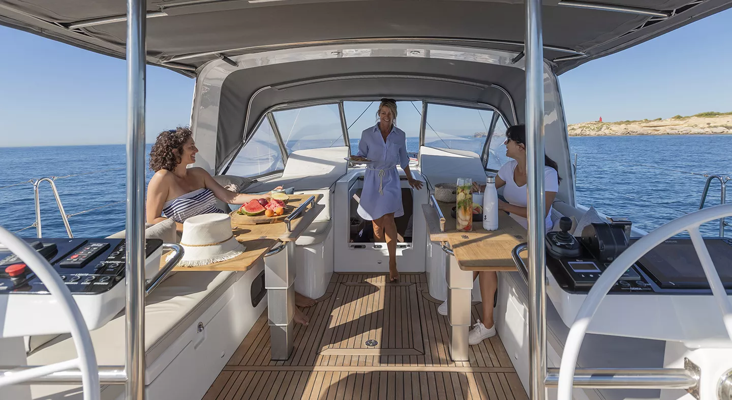 A more than spacious boat